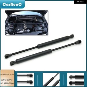 2PCS 車 ボンネット フードリフト サポート ショックストラット BMW E46 323CI 323I 325I 328I 330CI 51238202688 テールゲートエア圧 サポート