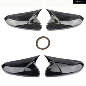 ホーンシェイプ ABS カーボン スタイル リアビュー サイドミラー カバー バックミラー キャップ ホンダ シビック 10TH 2016 - 20 - Carbon　fiber　pattern