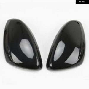 プジョー 2008 208 GTI 2014 - 2018 車用 ABS クローム バックミラー カバー ステッカー アクセサリー - black