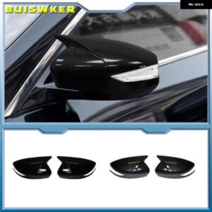 2PCS ミラー カバー バックミラー サイドミラー カバー ウィングキャップ 外装 リアビュー トリム 日産 アルティマ 2013-2018 セントラ / シルフィ 16-19