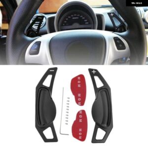 2個 車用 ステアリングホイール シフト パドルエクステンダー ベンツ スマート 451 453 フォーツー 09-17 フォーフォー 2015-2017 合金 クイック シフト