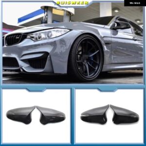 バックミラー カバー BMW F80 M3 F82 F83 M4 2015-2018 ABS カーボン グロスブラック
