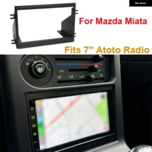 マツダ ミアータ NA ダブルDIN ヘッド ユニット ベゼル | 2DIN フレーム | 7インチ ATOTO ラジオ 全 NA ミアータ /MX5 コンソール 1989〜1997