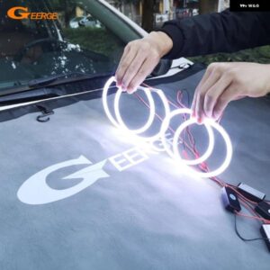 2個 COB LED エンジェルアイズ ハローリング 超高輝度 65 70 75 80 85 90 94 100 106 110 115 120 126 131 146