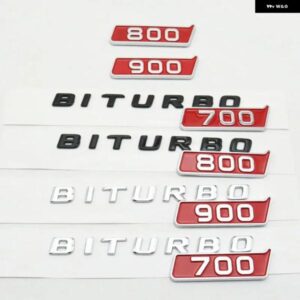フェンダーナンバー BITURBO 700 800 900 エンブレム バッジ ステッカー G900 G800 G700 2個
