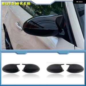 2Xミラー カバー E90 車サイドドアバックミラー サイドミラー カバー キャップ BMW E90 E91 2005-2007 E92 E93 2006-2009 M3 スタイル E80 E81 E87
