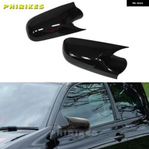 ルノー メガーヌ 2 MK2 2002-2009 車用 バックミラー サイドミラー カバー ウィングキャップ ステッカー 外装 ドアケース トリム カーボン ブラック
