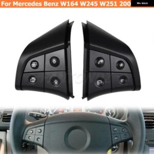 車用多機能 ステアリングホイール スイッチ ボタン キット コントロール キー メルセデスベンツ W164 W245 W251 ML GL B R クラス 16482079109116