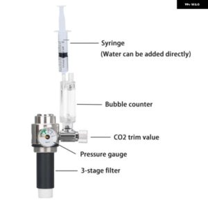 水槽用CO2 ジェネレーター フィルター 値 ダブルメーター 水槽用CO2 コントロール カーボン フィルター エレメント アクセサリー フィルター DIY - Alloy