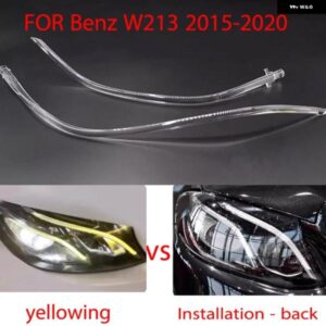 メルセデスベンツ E クラス W213 E300 E350 2016-2020 DRL 車用 HID ヘッドライト 導光板 デイタイム ランニング チューブ バー