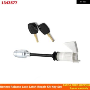 ロングタイプロッド ボンネット リリースロックラッチリペアキット キーセット フォード フォーカス MK2 2004-2012 1343577 4M5AA16B970BA 7M5AA16B970AA