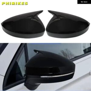 1ペア M バックミラー カバー サイドリバース フォルクスワーゲン VW ティグアン MK2 2017 - 2022 バックミラー トリム キャップ