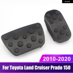 トヨタ ランドクルーザー プラド 150 2010-2018 2019 2020 車用フット燃料アクセルペダルブレーキペダルカバー 滑り止め パッド アクセサリー