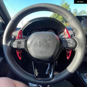 車用 ステアリングホイール シフト パドル シフト エクステンション ホンダ シティ HR-V ヴェゼル 2015 - 20 カーアクセサリー - Silver