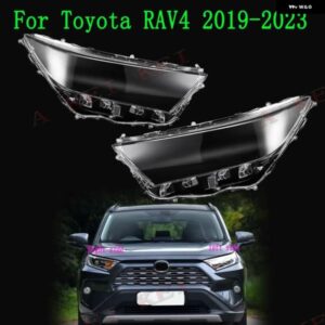 トヨタ RAV4 オーリス 2019-2023 フロント ヘッドランプ カバー シェル 防水 クリア ヘッドライト レンズ