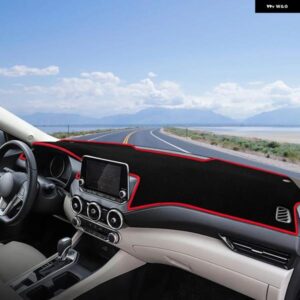 日産 セントラ B18 2020 - 24 車用 ダッシュボード カバー サンシェード 光を避けるマット インストルメント パネル パッド アクセサリー - A　Black　Side