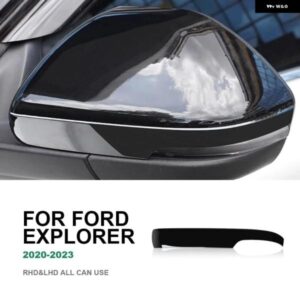 防止ストリップ ステッカー フォード エクスプローラー 2020 - 23 バックミラー ドアノブ 装飾 - gloss　black