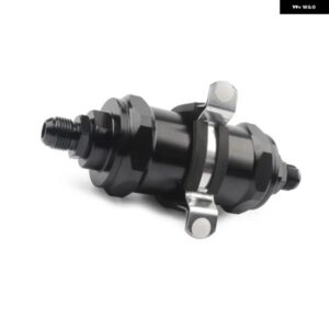 ブラック AN6 / AN8 / AN10 インライン燃料 フィルター E85 エタノール 100ミクロン ステンレス - AN8