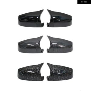 自動車用リアビューサイドミラー カバー トリム BMW 5 6 7シリーズ E60 E61 E63 E64 F01 F02-F04 F06 F07 F10 F11 F12 F13 アクセサリー - Carbon　fiber　pattern