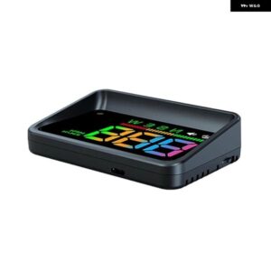 ヘッドアップ ディスプレイ カー カーHUD H4 GPSスピード メーター 初カラフル 大きなフォントデジタルスピード メーター GPSとスピード メーター