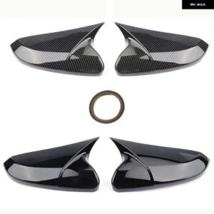 左+右 ホンダ シビック 10代目 2016-2020 バックミラー カバー キャップ ハウジング 蓋ケース カーアクセサリー - Carbon　fiber　pattern