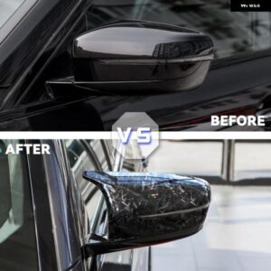 ミラー カバー M スタイル 車サイドバックミラー カバー キャップ BMW 3 4 5 7 8シリーズ G20 G21 G30 G38 G22 G23 G11 G12 G15 G16 LHD RHD - LHD-Carbon　pattern