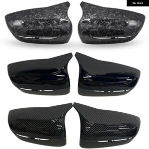 ミラー カバー M スタイル 車サイドバックミラー カバー キャップ BMW 3 4 5 7 8シリーズ G20 G21 G30 G38 G22 G23 G11 G12 G15 G16 LHD RHD - LHD-Forged　Look
