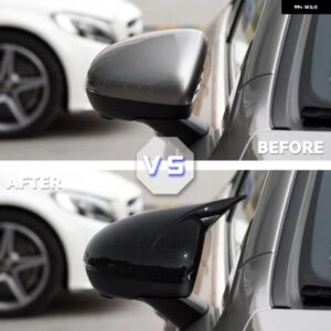 車用バックミラー カバー 装飾 メルセデスベンツ A クラス W177 2018 A180 A200 - Carbon　Fiber