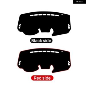 マツダ 2 DE デミオ 2007 - 14 車用 ダッシュボード カバー サンシェード 滑り止めマット 内装アクセサリー - RHD　Black　Side