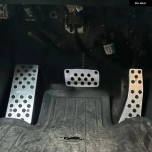 ブレーキペダルカバー ステンレス 滑り止め穴 あけ不要 ガスアクセルフットペダル ホンダ シビック 第8世代 2006~2011年式 3個