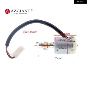 車用バックミラー モーター 12V DC カーボンブラシ 280 フォルクスワーゲン VW FC280SA-16200