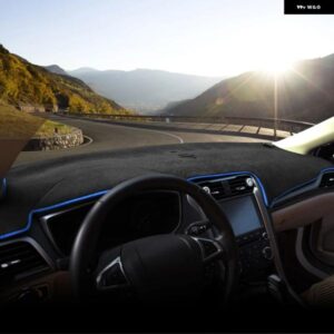 フォード モンデオ 5 MK5 フュージョン 2013 - 19 車用 ダッシュボード カバー サンシェード 滑り止めマット 内装アクセサリー - A　Red　Side