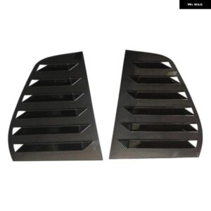 ペア リアサイドウィンドウ トリム スポイラー VW ゴルフ 5 ゴルフ 6 ゴルフ 7 MK5 MK6 MK7 MK7.5 2003-2020 ウィンドウシャッターカバー ルーバー - Golf　5　Glossy　Black