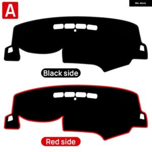 プジョー 308 308SW 308GTI T9 2014 - 20 車用 ダッシュボード サンシェード カバー マット滑り止め パッド アクセサリー - A　Red　Side　RHD
