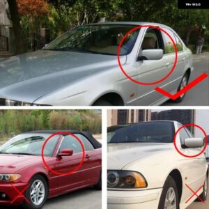 車用サイドドア バックミラー サイドミラー カバー キャップ BMW E46 316I 318I 318D 320D 320I 323I 325I 328I 330D 330I 330XI 1998-2005 ABS - Glossy　Black