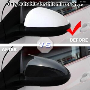 外装 ドア リアビューケース トリム ABS スタイル カー ステッカー リアビュー サイドミラー カバー ウィングキャップ シボレー アベオ ソニック 2011-2014 - Gloss　Black
