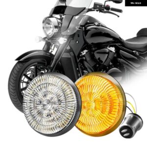 1157 フロント LED ウィンカー 2インチ 1156 リア レッド インジケーター ライト ブレット ランプ ハーレー スポーツスター ツーリング エレクトラ グライド - 1157　Red　Red