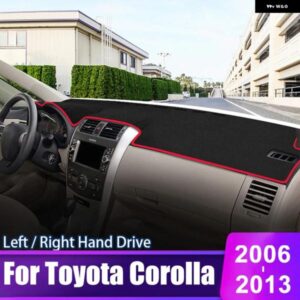 トヨタ カローラ E140 E150 2006 - 13 車用 ダッシュボード カバー マット計器デスクカーペットアクセサリー