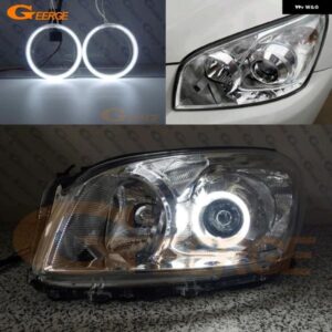 トヨタ RAV 4 RAV4 III 2009 - 12 プロジェクター ヘッドライト 超高輝度 CCFL エンジェルアイキット ハローリング