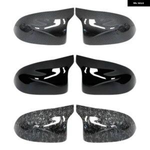 リアビューサイドケース トリム M スタイル 車用バックミラー キャップ BMW F25 X3 F26 X4 F15 X5 F16 X6 2014-2018 アクセサリー 1組 - Carbon　fiber　pattern
