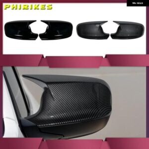 カーボン カーリアビュードアウィングサイドミラー カバー キャップ シェルケース BMW X3 F25 X1 E84 PRE-LCI 2010 - 13 ケース