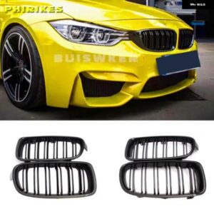 カー スタイリング フロントキドニー グリル デュアルスラット グリル レーシング グリル BMW 3シリーズ F30 F31 F35 2012-2017 オートアクセサリー