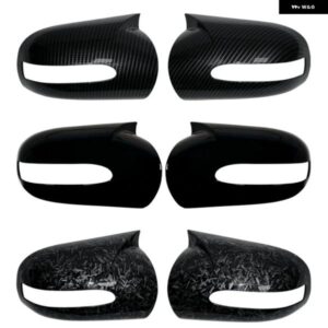 メルセデスベンツ E C クラス W211 W203 2001-2007 パーツ スタイリング カーサイドドア バックミラー サイドミラー カバー キャップ M スタイル - Forged　Grain