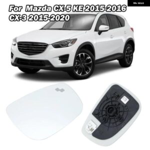 サイドミラー ガラスレンズ マツダ CX-5 KE 2015-2016 CX-3 2015-2020 ヒーター付き ブラインド スポットライトドアミラー ガラスレンズ カーアクセサリー