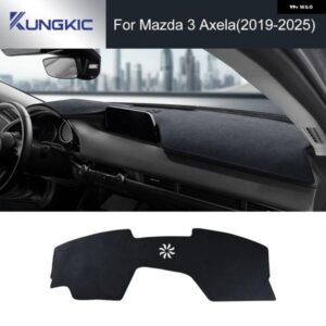 マツダ 3 アクセラ 2019 - 24 2025 フランネル ダッシュマット 車用 夏用 サンシェード ダッシュボード マット カーペット パッド アクセサリー