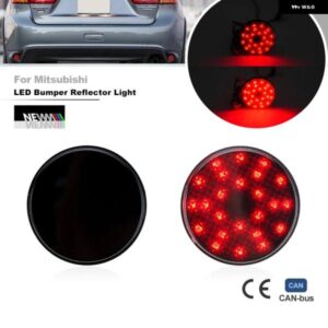 三菱 アウトランダー スポーツ 2013-2017 ミラー ジュ 2014 2015 スモーク フルLED バンパー リフレクター ライト テールブレーキストップランプ