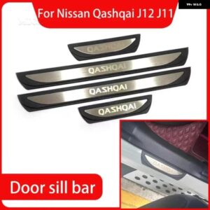 日産 キャシュカイ J12 J11 カー スタイリング ドアシル スカッフプレート ガード ステンレス ドアシル プロテクター ステッカー 2022 2017 2018 2019