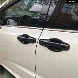 ホンダ フリード GB5 GB6 GB7 GB8 2016-2021 カーボン クローム カーサイド ドアハンドル カバー トリム ステッカー スタイリング 自動車アクセサリー - silver　bowl