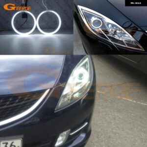マツダ 6 マツダ 6 アテンザ GH MK2 2008 - 12 超高輝度 CCFL エンジェルアイ ハローリングキット ライト