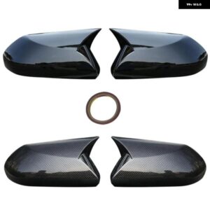 2PCS カーボン ABS プラスチック バックミラー 装飾 カバー トヨタ カムリ 70 XV70 2018 2019 2020 アクセサリー - Carbon　fiber　pattern